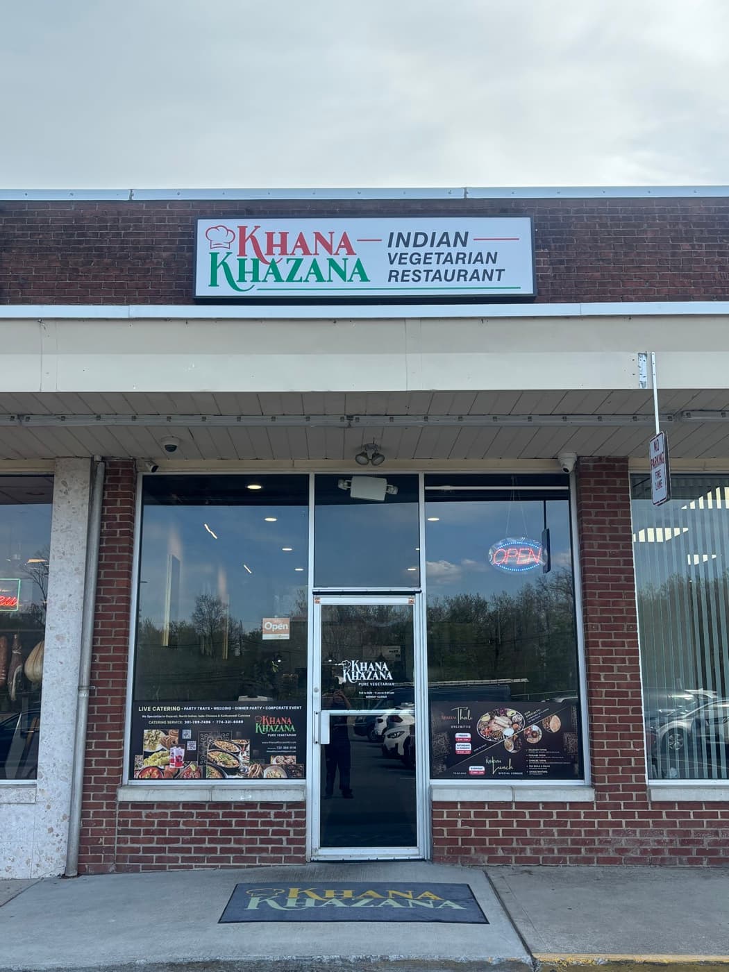 Inside Khana Khazana restaurant