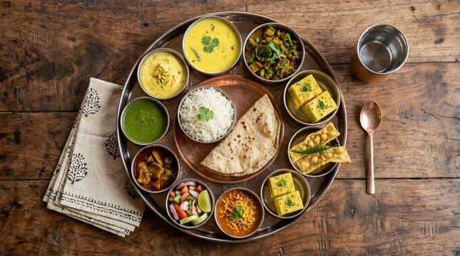 Gujarati Indian food at Khana Khazana